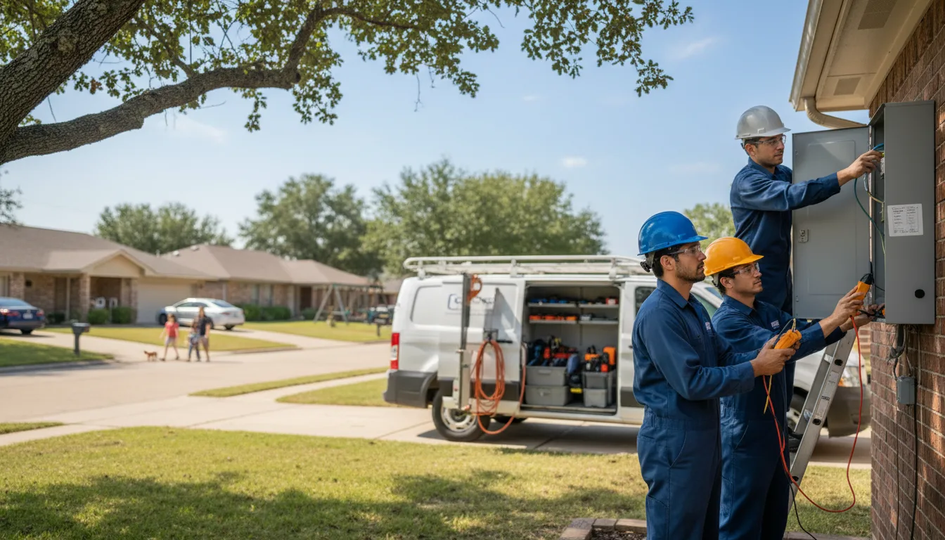 Certified electrician providing emergency electrical services in Jackson, WI
